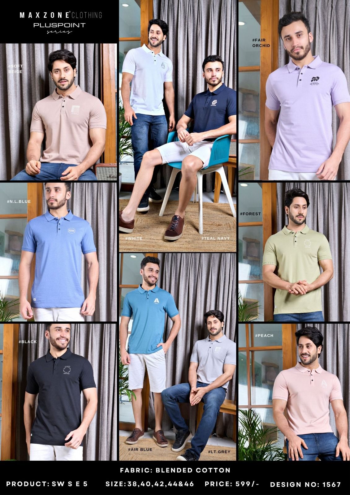 Sw S E5 Maxzone Clothing Cotton Mens Tshirts Exporter Gujarat