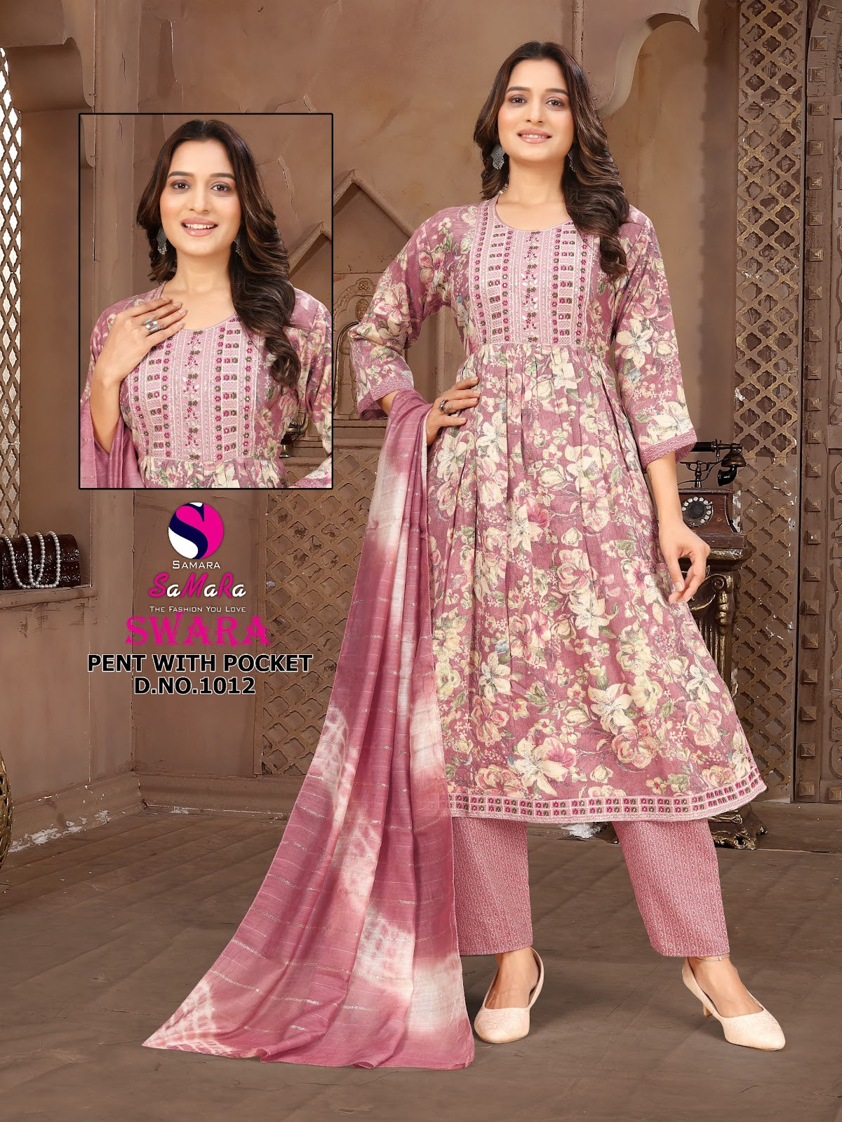 Swara Vol 2 Samara Rayon Readymade Pant Style Suits Exporter Gujarat