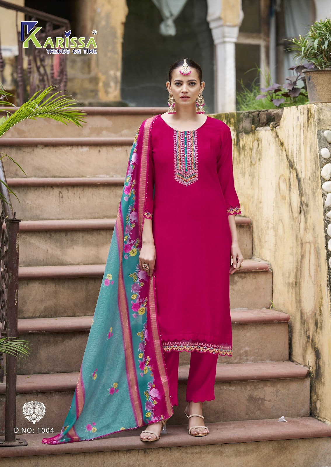 Swaraa Karissa Viscose Weaving Readymade Pant Style Suits Wholesaler