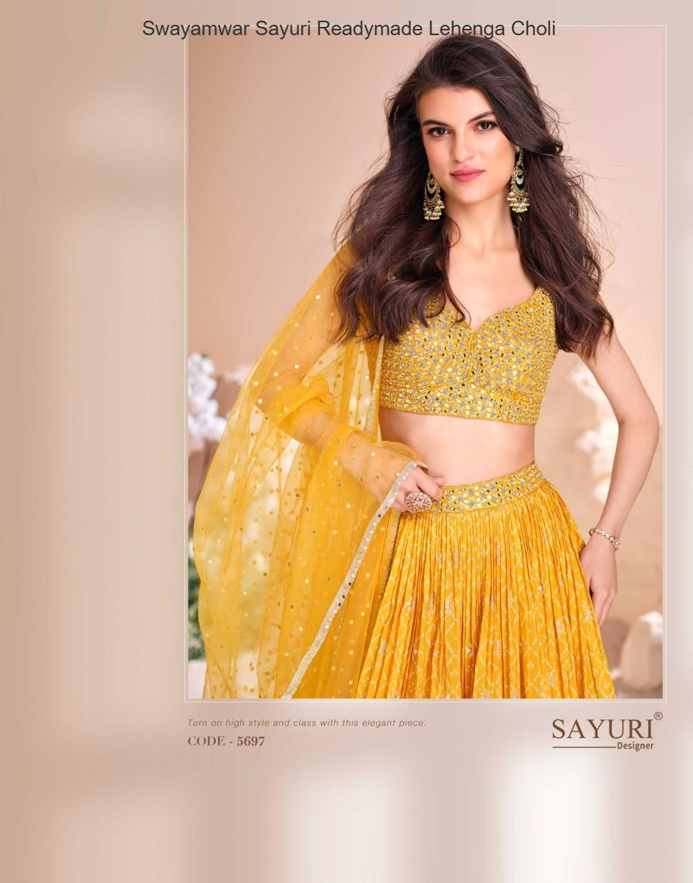 Swayamwar Sayuri Jacquard Silk Readymade Lehenga Choli Wholesale Price