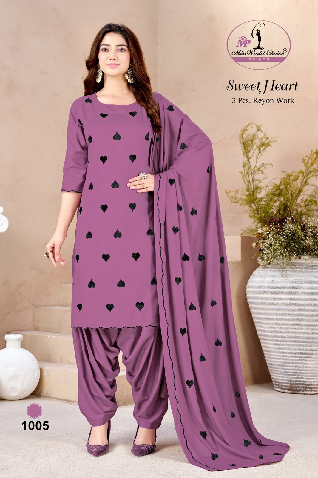 Sweet Heart Vol 1 Miss World Choice Rayon Salwar Suits Exporter Gujarat