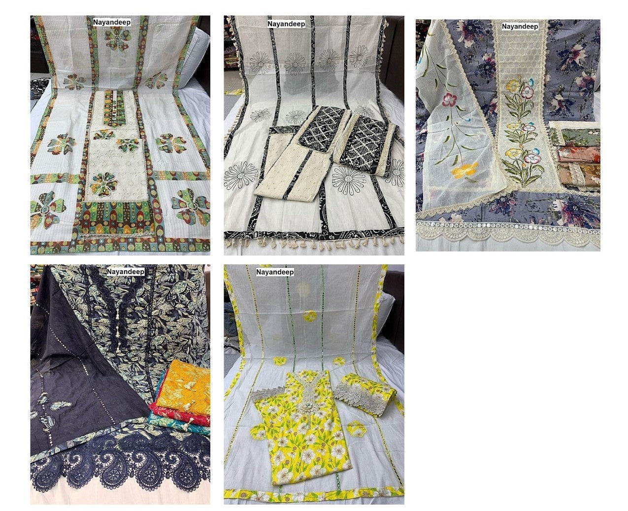 Swiggy Nayandeep Cotton Dress Material Wholesaler Ahmedabad