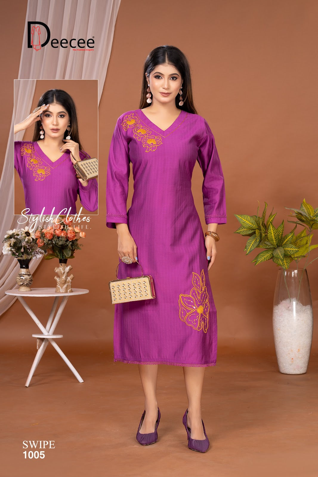 Swipe Deecee Imported Long Straight Kurti Manufacturer India