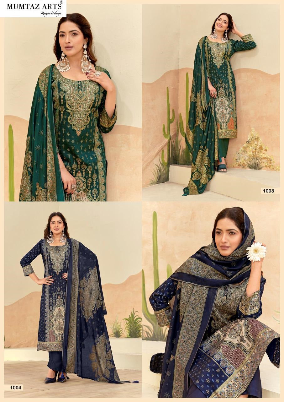 Taazgi Mumtaz Arts Viscose Jam Karachi Salwar Suits Supplier Gujarat