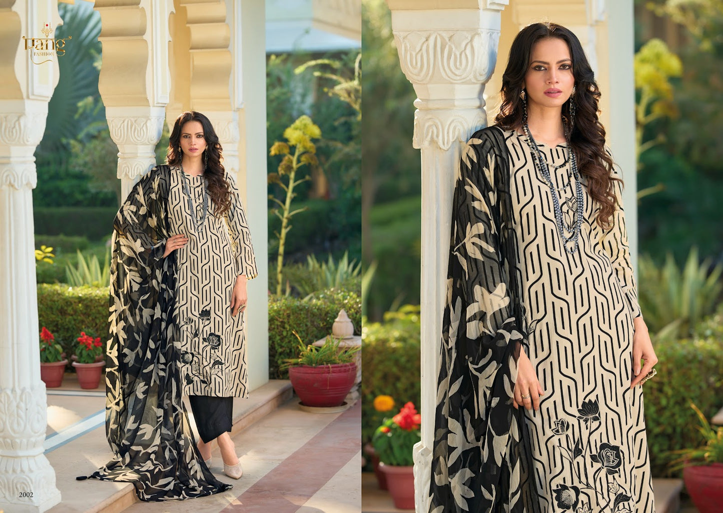 Taksh Rang Fashion Swiss Lawn Pant Style Suits Exporter Gujarat