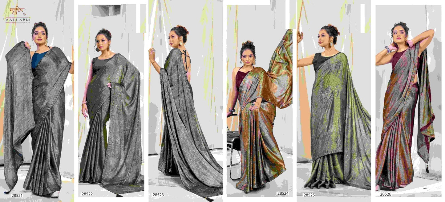 Takshita Vol 2 Vallabhi Prints Brasso Sarees Exporter Ahmedabad