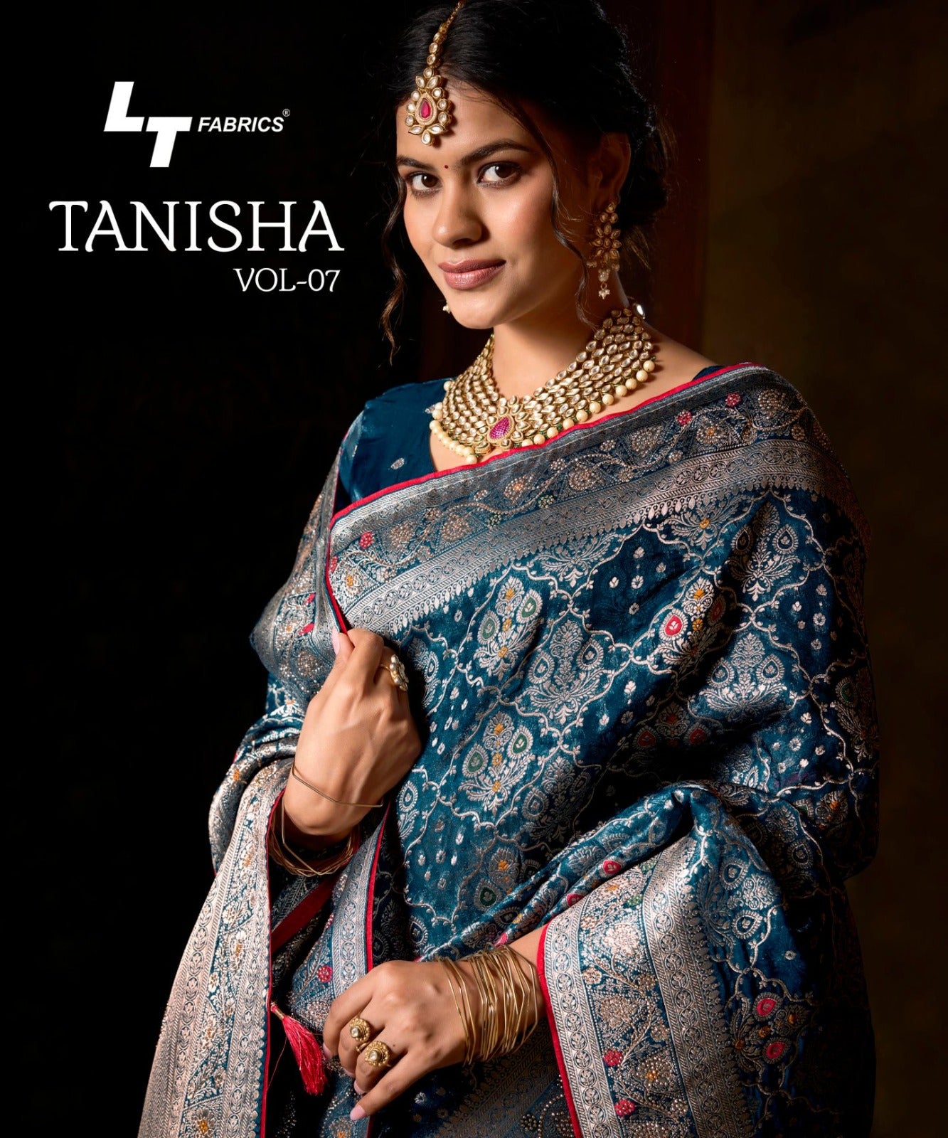 Tanisha Vol 7 Lt Fabrics Sarees Manufacturer India