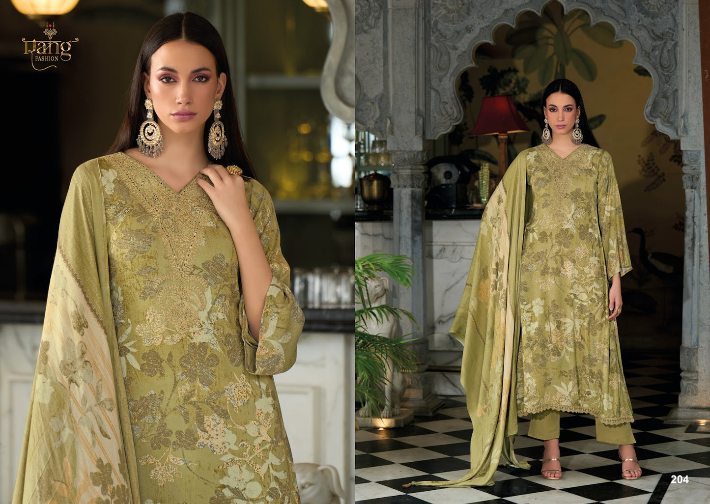 Taniska Vol 2 Rang Fashion Cambric Lawn Pant Style Suits Manufacturer