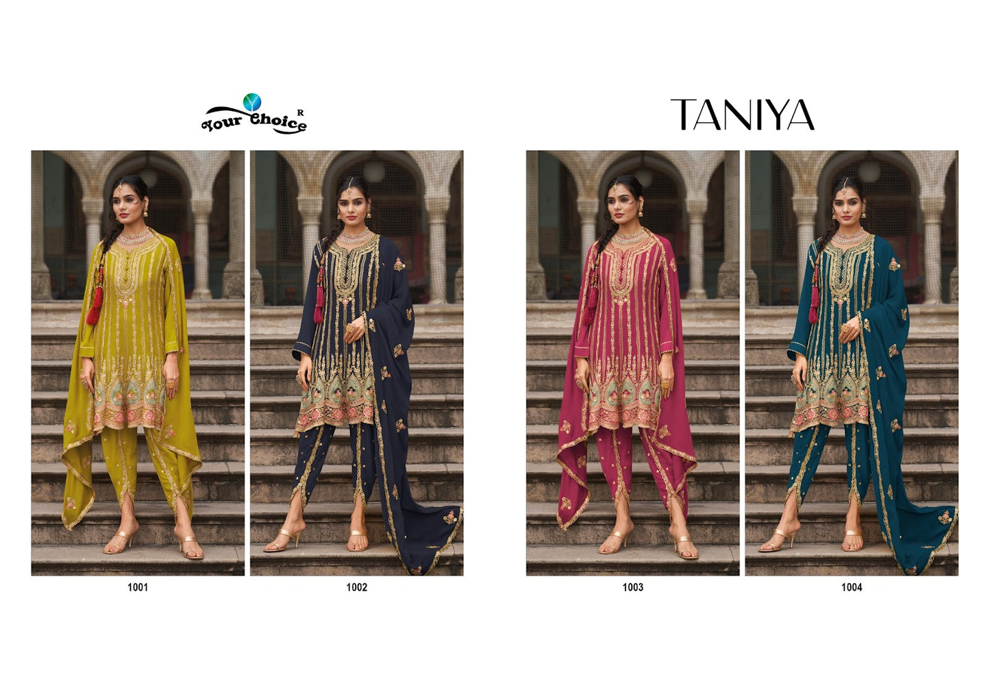 Taniya Dhoti Your Choice Chinon Readymade Suits Wholesale Rate