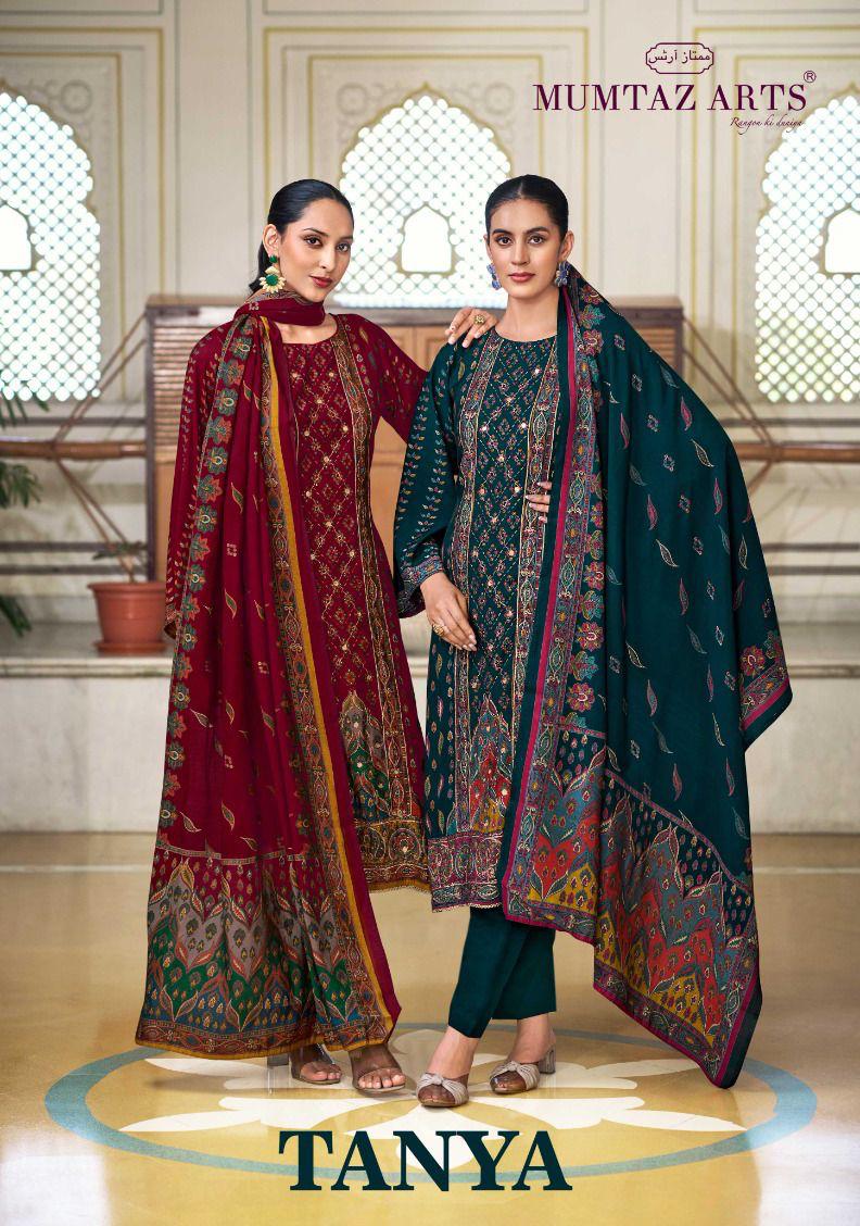 Tanya Mumtaz Arts Viscose Muslin Karachi Salwar Suits Manufacturer Ahmedabad