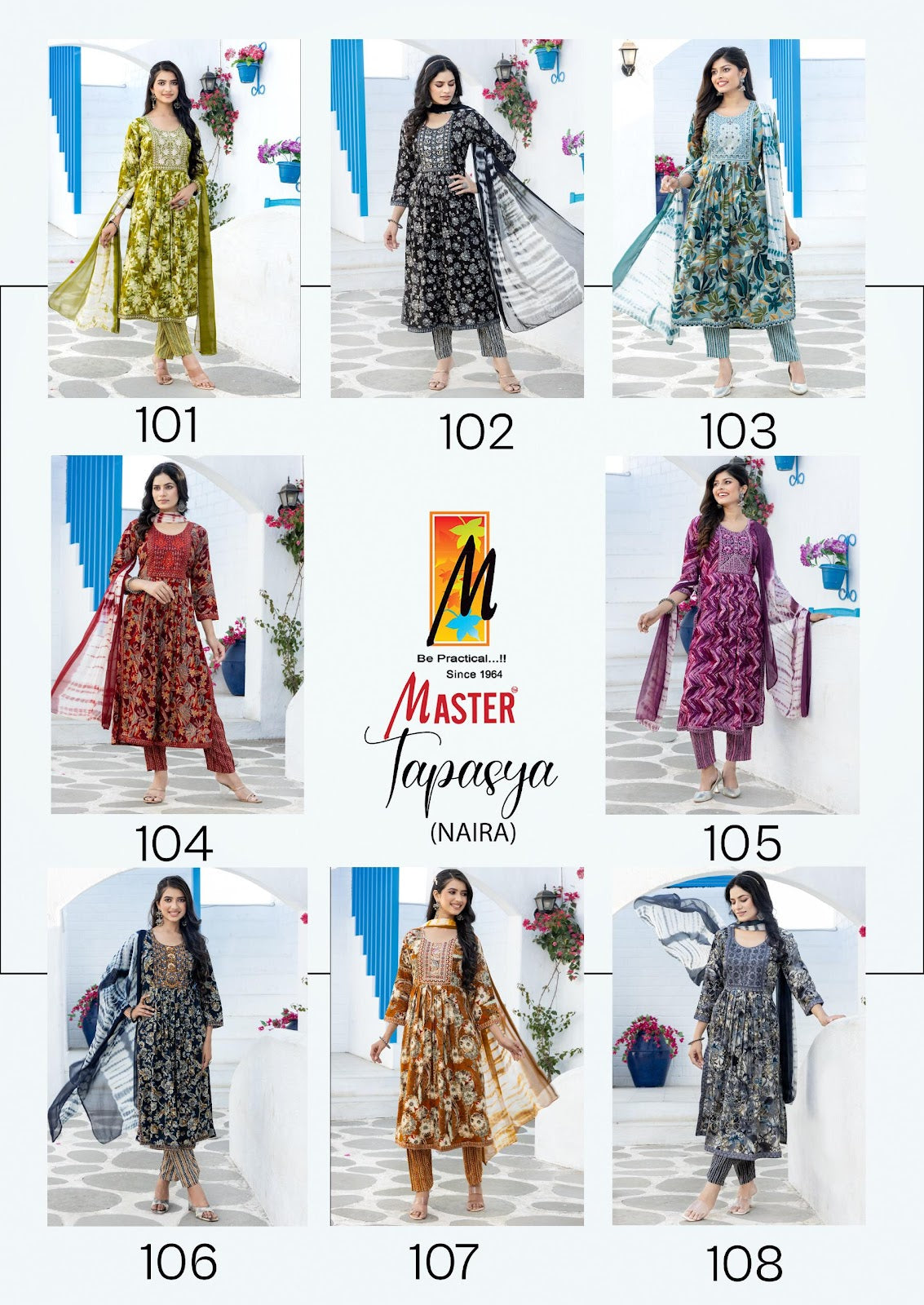 Tapasya Master Rayon Foil Readymade Pant Style Suits Wholesale