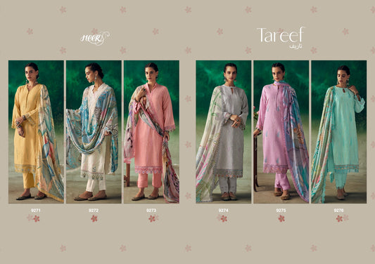 Tareef Kimora Heer Pure Muslin Pant Style Suits