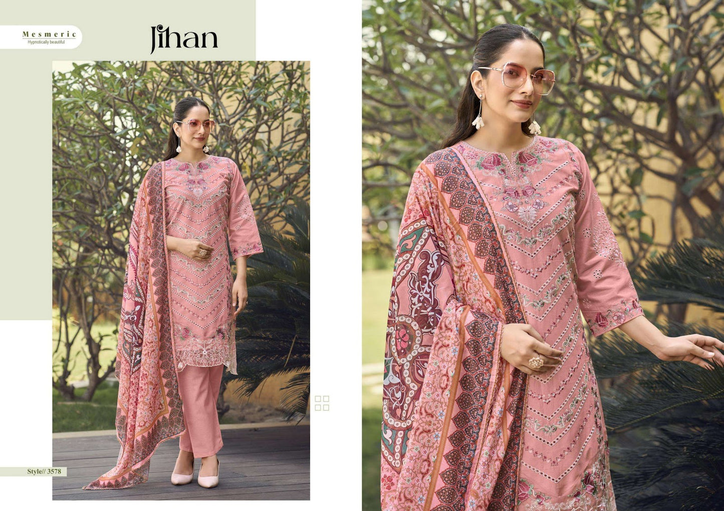 तस्कीन जिहान कॉटन कराची सलवार सूट निर्माता अहमदाबाद