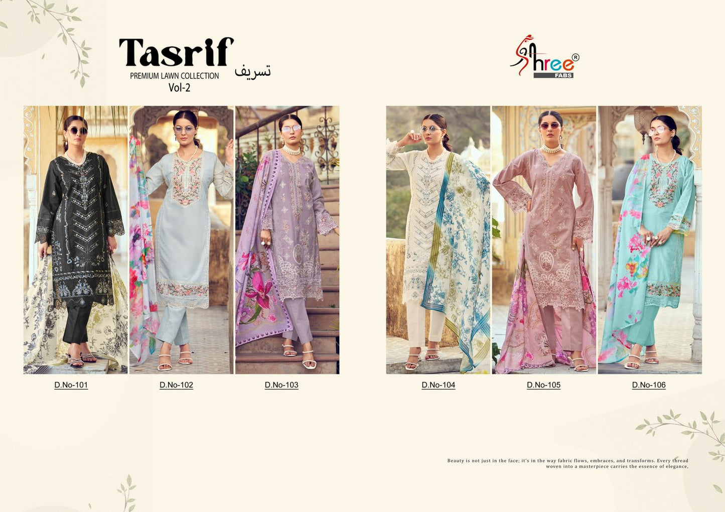 Tasrif Vol 2 Shree Fabs Pure Cotton Pakistani Salwar Suits Exporter Ahmedabad
