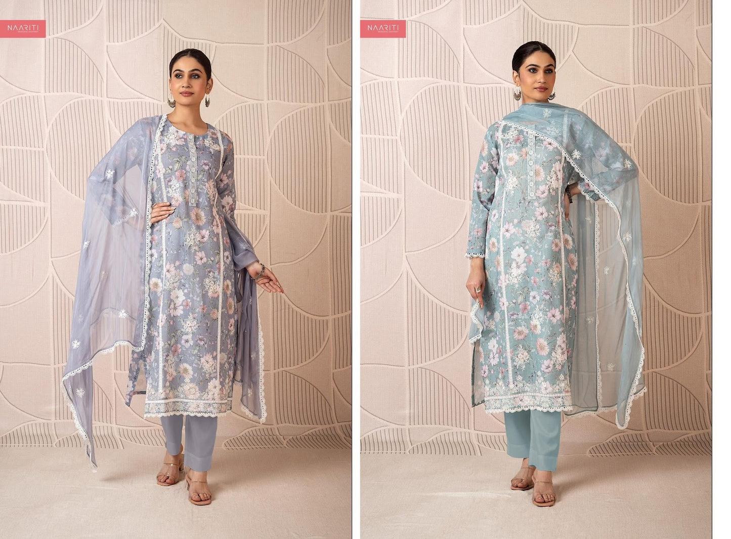 Teehi Naariti Linen Pant Style Suits