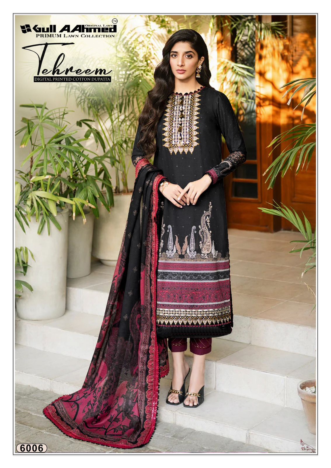 Tehreem Vol 6 Gul Ahmed Lawn Karachi Salwar Suits Wholesale Price