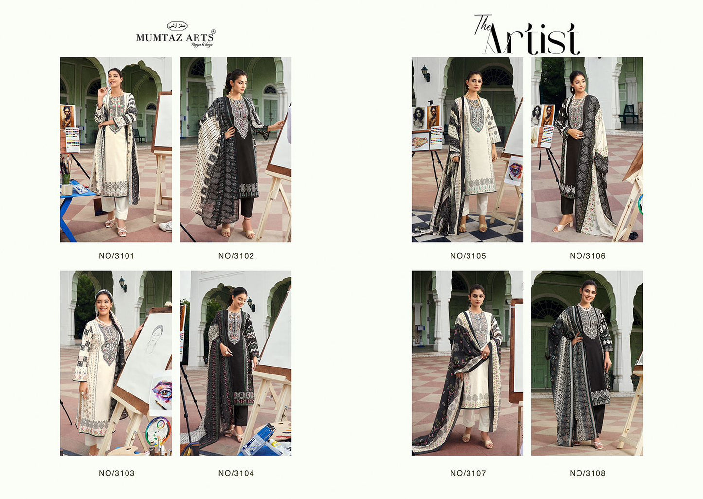 The Artist Riaz Art Lawn Karachi Salwar Suits Exporter