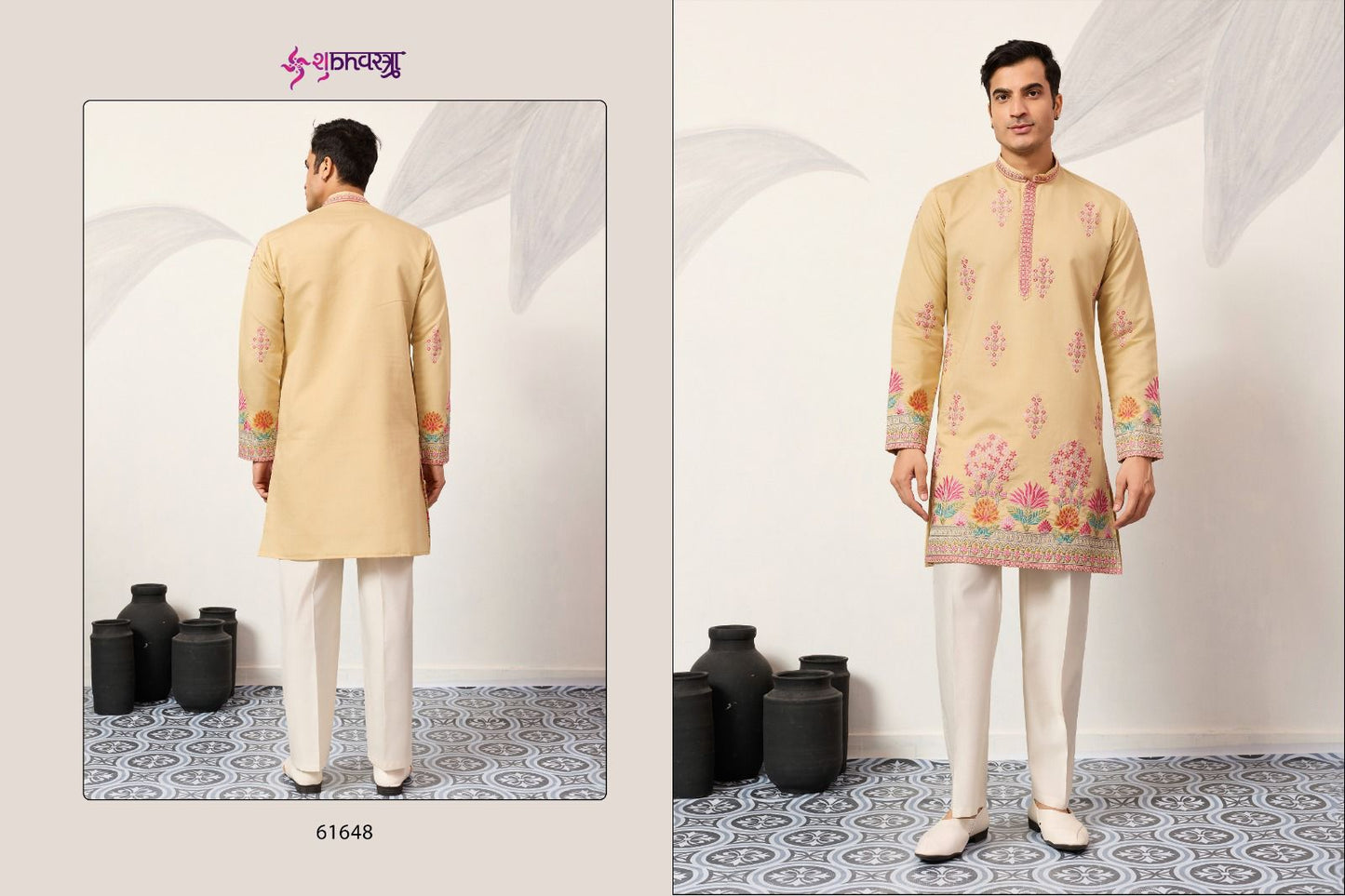 The Grand Shubhvastra Viscose Silk Mens Kurta Supplier India