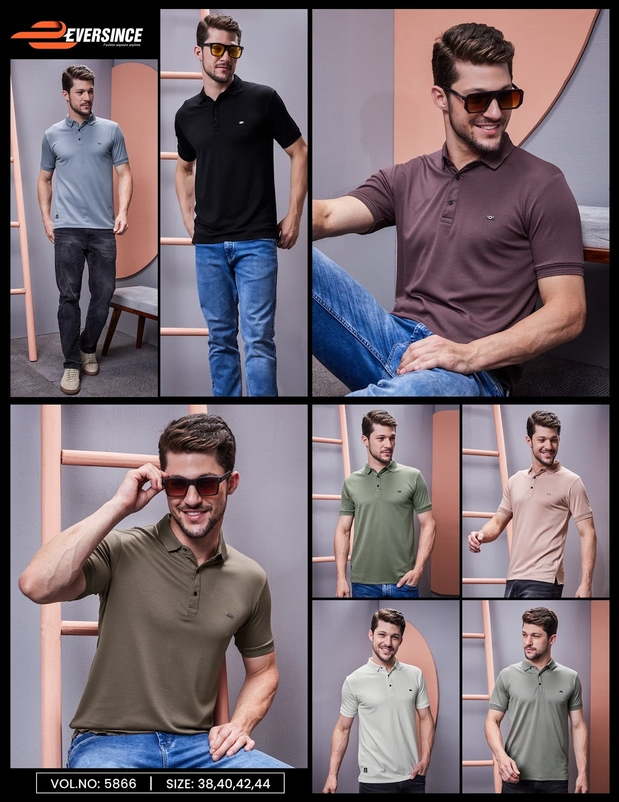 Tik Tok Vol 5866 Eversince Tencil Lycra Mens Tshirts Supplier India