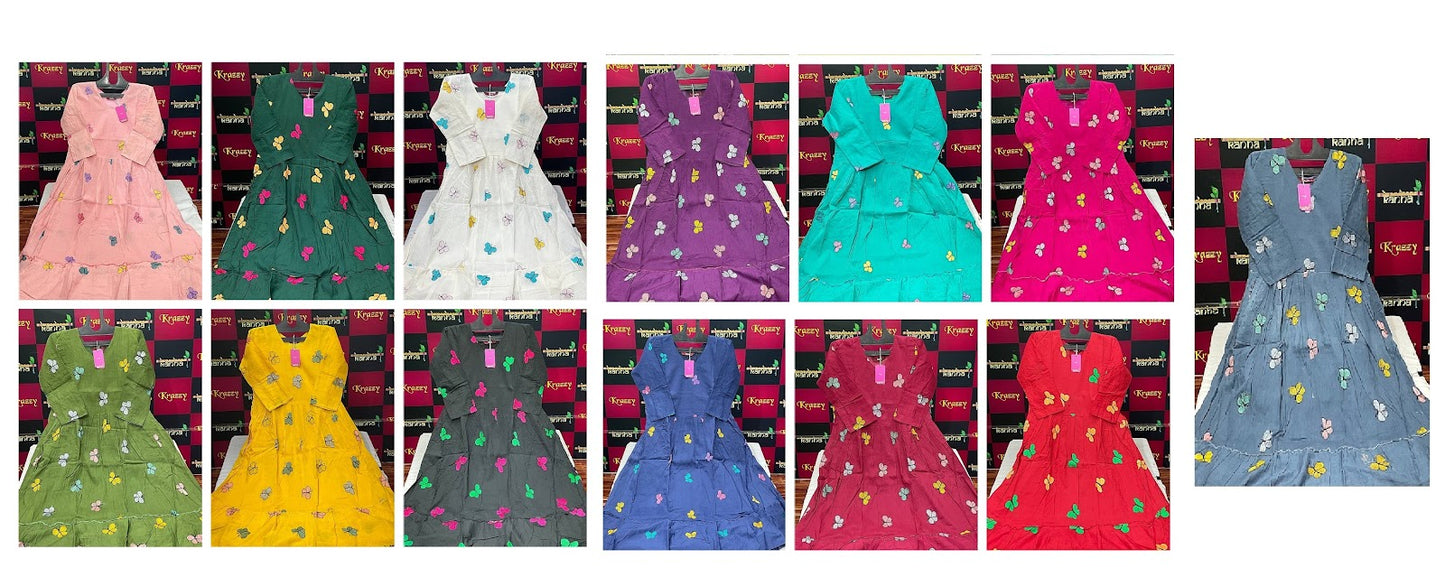 Titli 270325 Kanha Cotton Kurtis Manufacturer Ahmedabad
