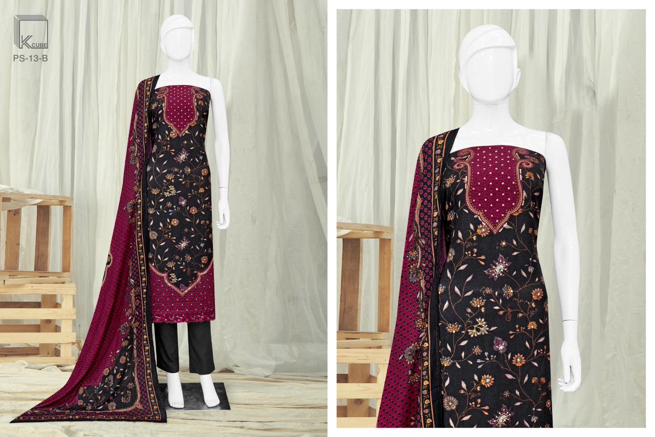 Titli K Cube Pashmina Suits Manufacturer Gujarat