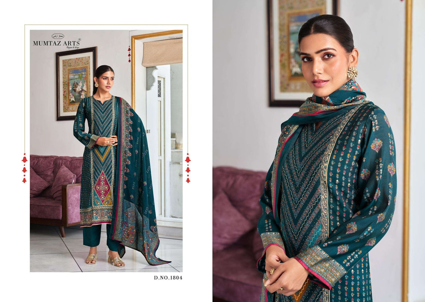 Tohfa Mumtaz Arts Modal Silk Karachi Salwar Suits Manufacturer