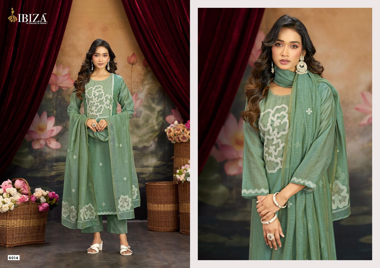 Topaz Ibiza Organic Pant Style Suits Wholesaler India