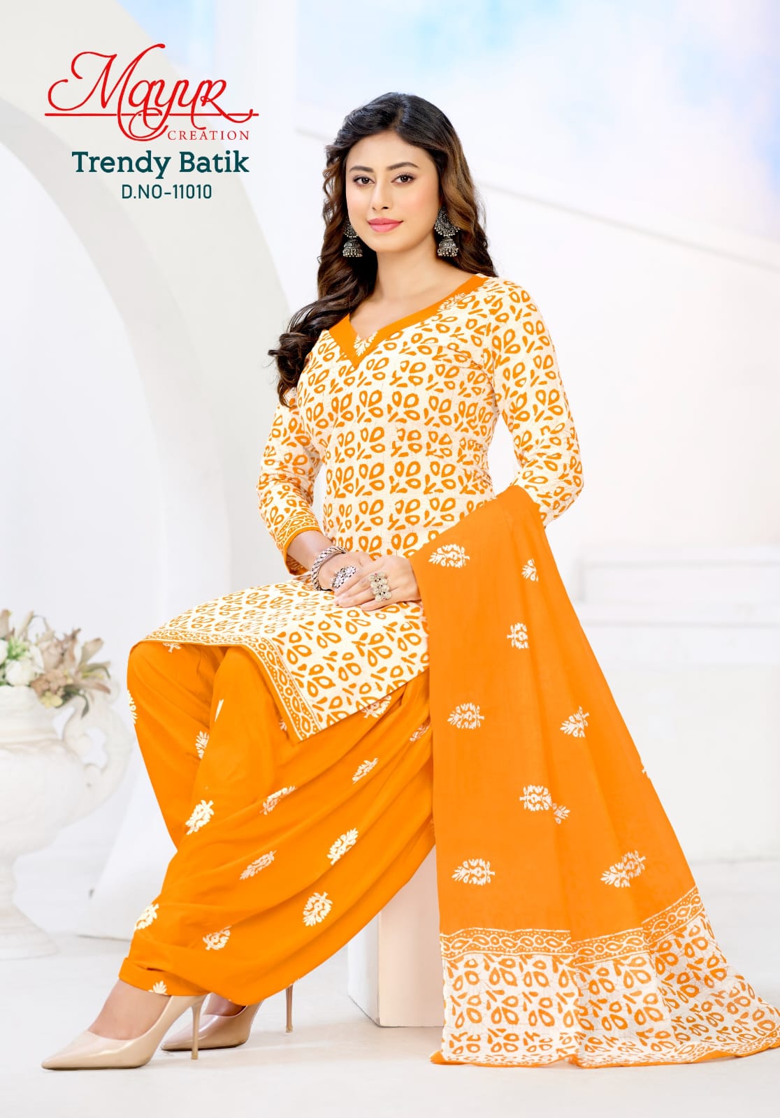 Trendy Batik Vol 11 Mayur Creation Cotton Dress Material Supplier Ahmedabad