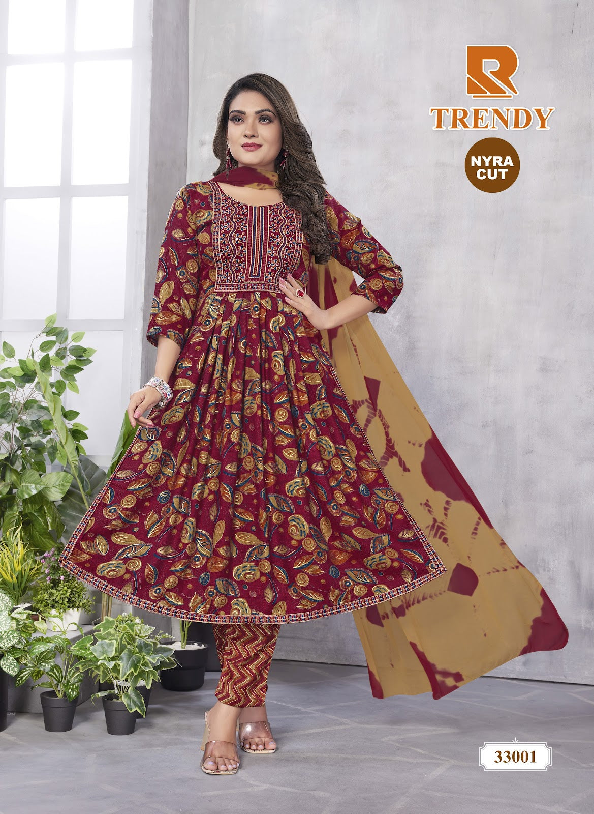 Trendy Nyra Cut Raashi Capsule Readymade Pant Style Suits Wholesale Rate