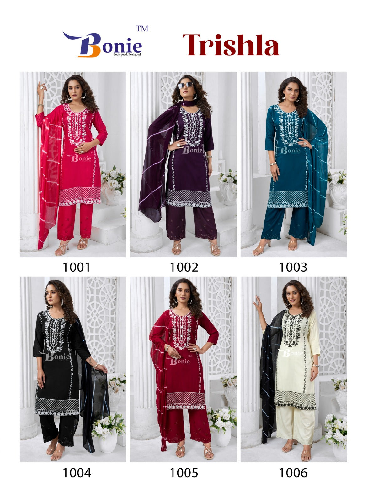 Trishla Vol 1 Bonie Rayon Readymade Plazzo Style Suits Manufacturer India