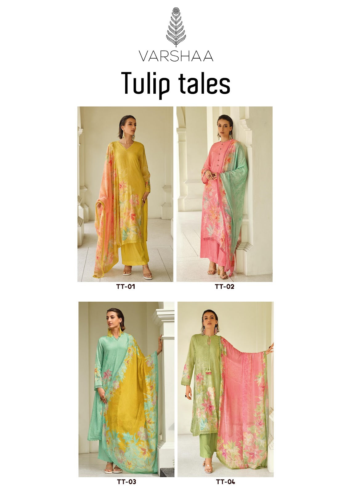 Tulip Tales Varshaa Cotton Linen Pant Style Suits Wholesale Price
