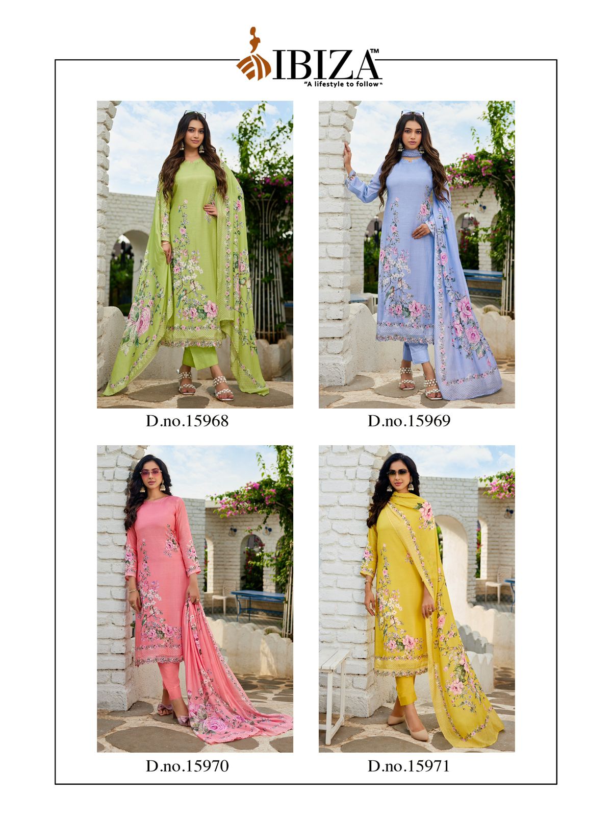 Tunic Ibiza Pure Bemberg Muslin Pant Style Suits Manufacturer India