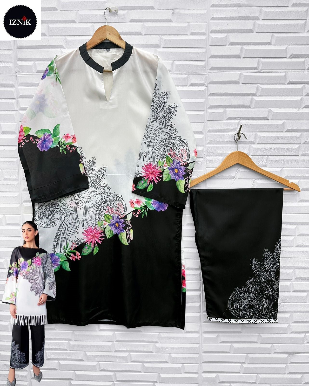 Turkis Vol 4 Iznik Lawn Co Ord Set Wholesale Price