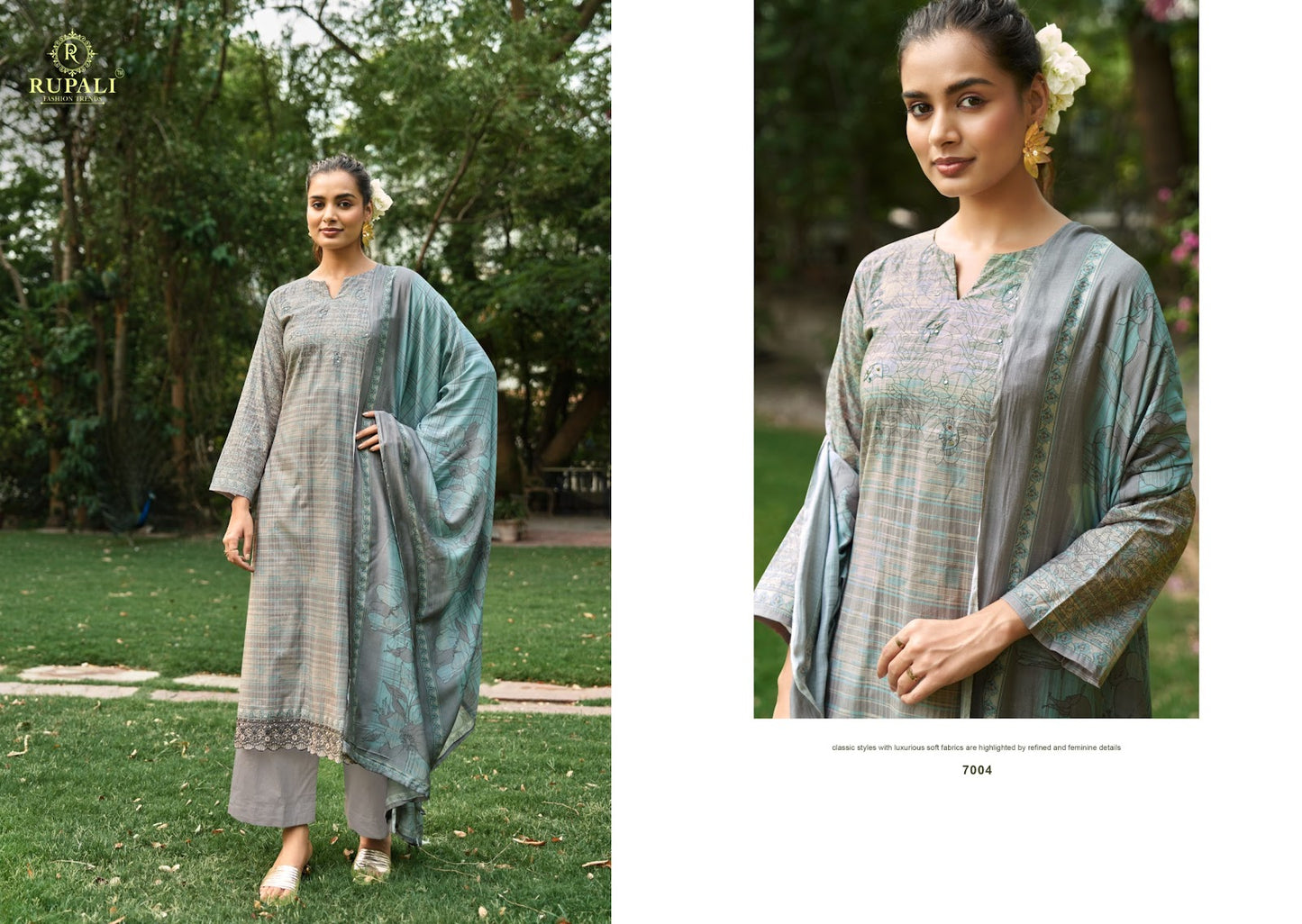 Umang Rupali Cambric Cotton Plazzo Style Suits Supplier Ahmedabad
