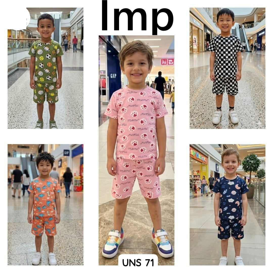 Uns 71 Imp Cotton Looper Boys Co Ord Set Supplier Gujarat