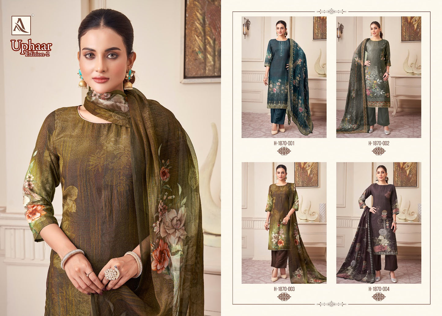 Uphaar Edition 2 Alok Pure Viscose Pant Style Suits Exporter