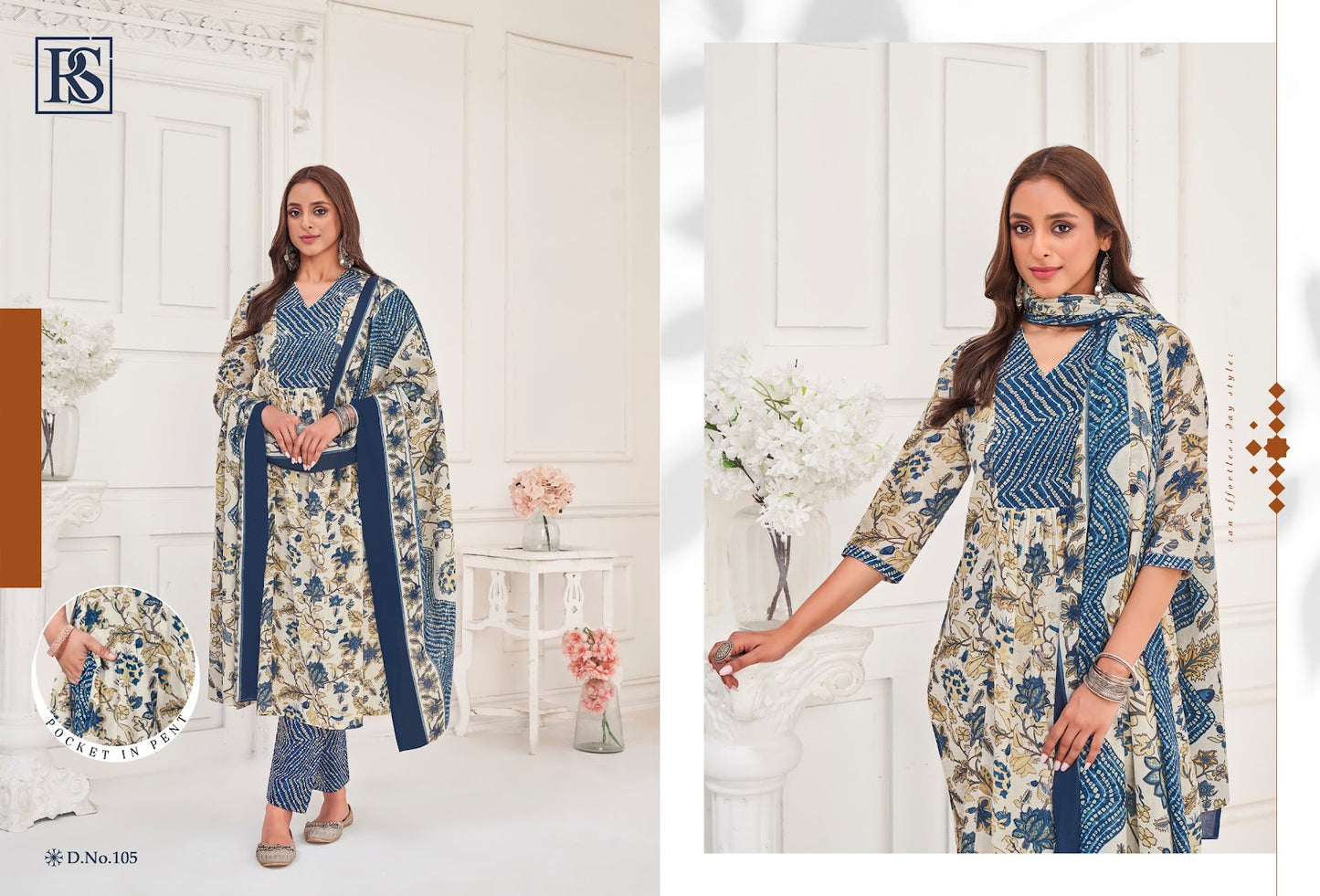 Urvashi Rangi Sangi Cotton Readymade Anarkali Suits Exporter Gujarat