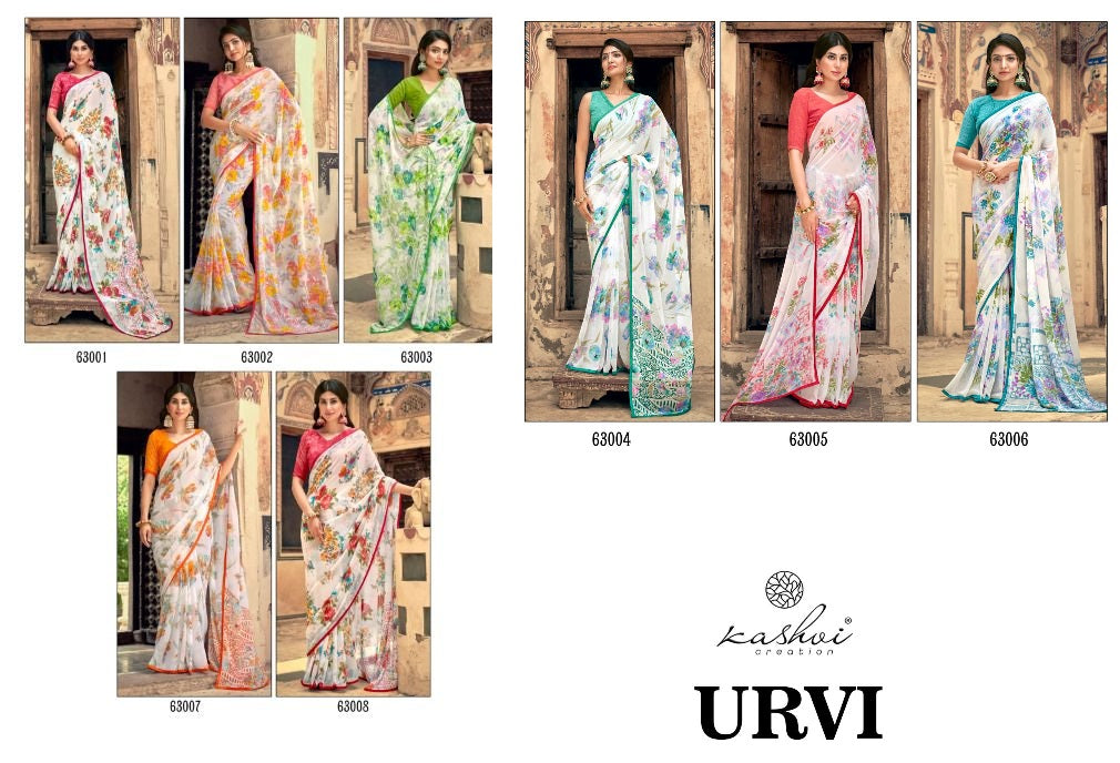 Urvi Kashvi Creation Weightless Sarees Exporter Gujarat
