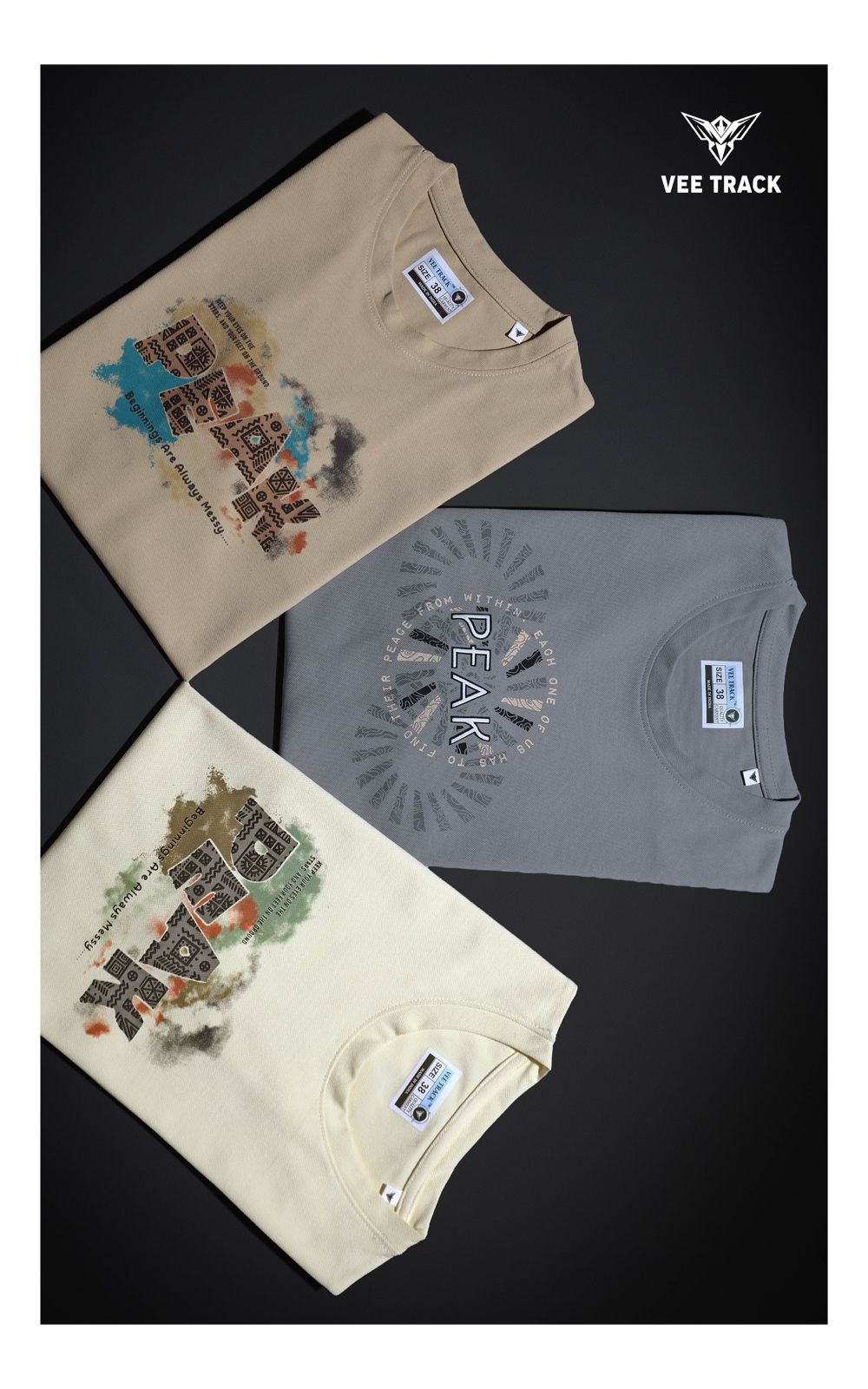 V2217 Vee Track Matty Mens Tshirts Wholesaler
