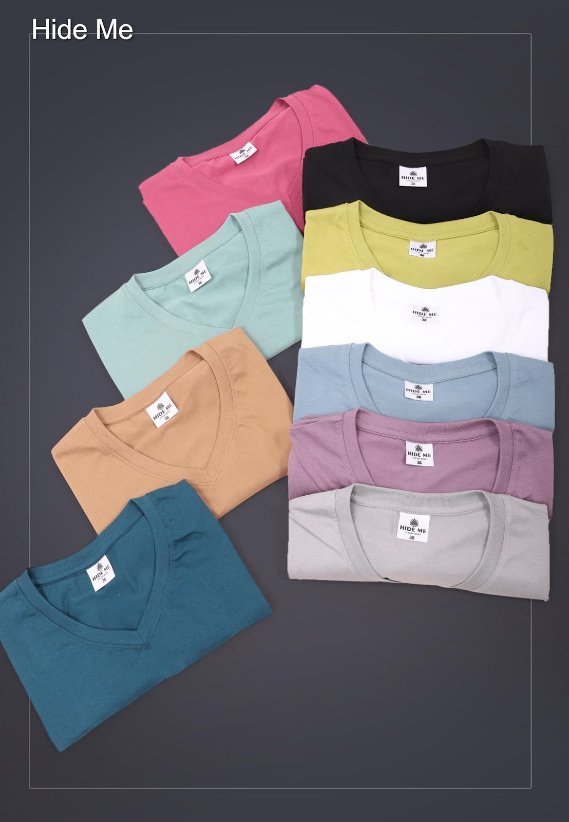 V Neck Hm 135 Hide Me Premium Mens Tshirts Manufacturer India