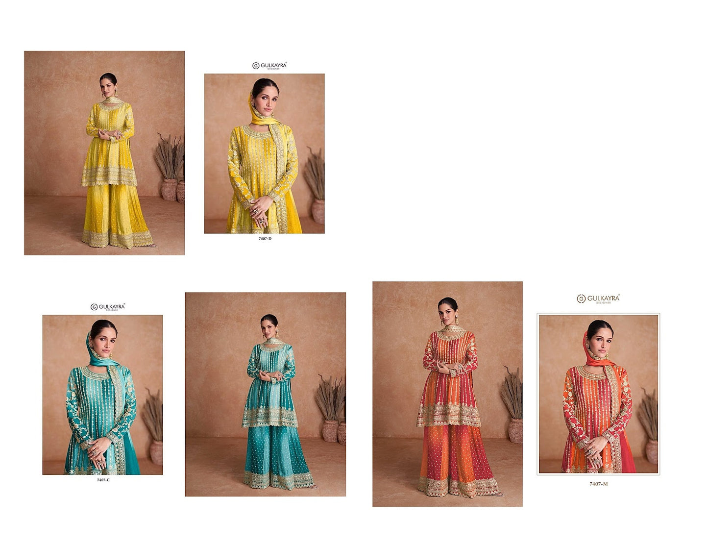 Vaani Vol 2 Cdm Gulkayra Designer Chinon Readymade Suits Wholesale