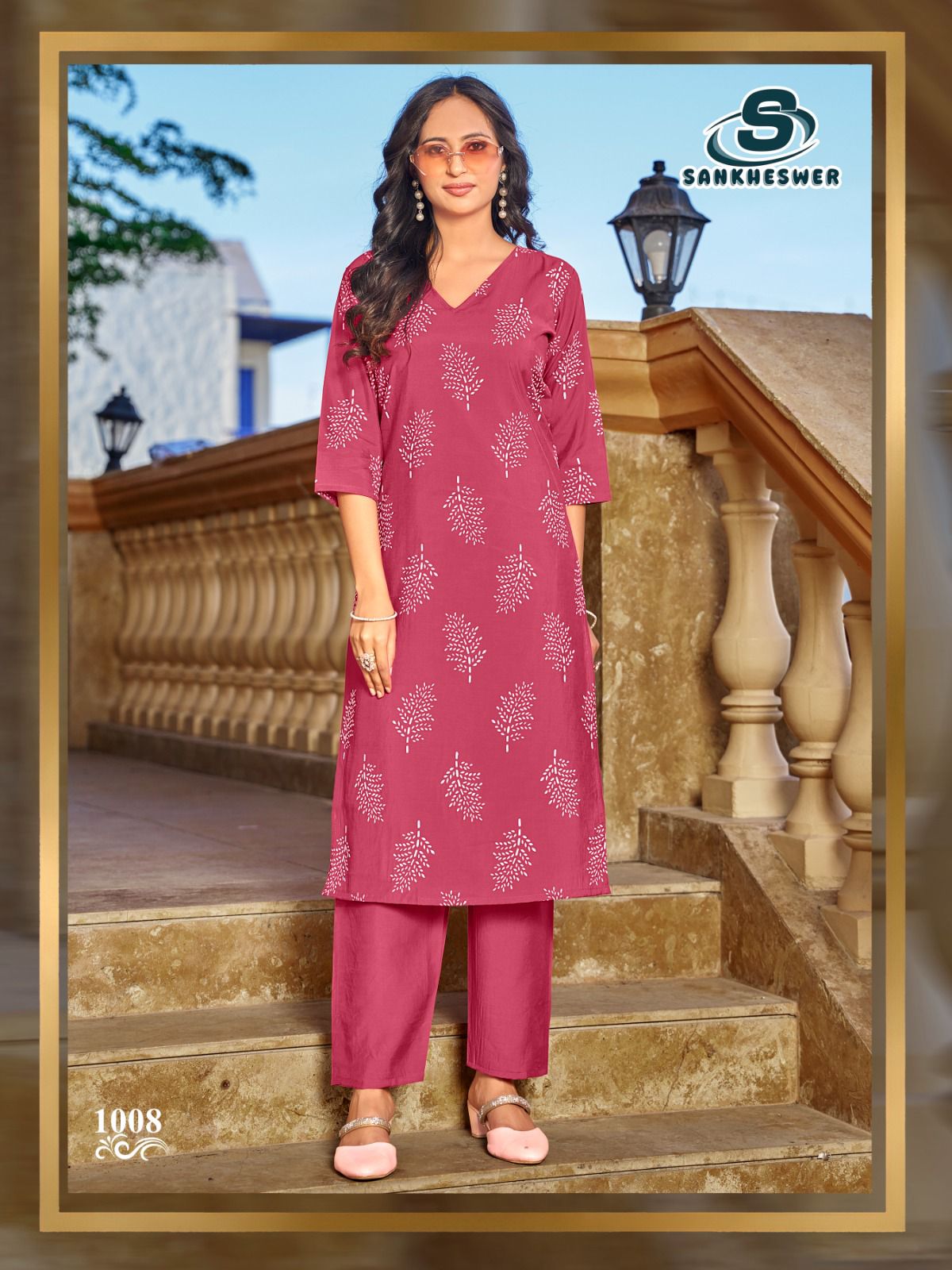 Vaani Vol 2 Sankheswer Roman Silk Co Ord Set Manufacturer Ahmedabad