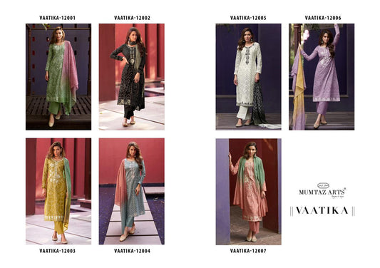 Vaatika Mumtaz Arts Cambric Pant Style Suits