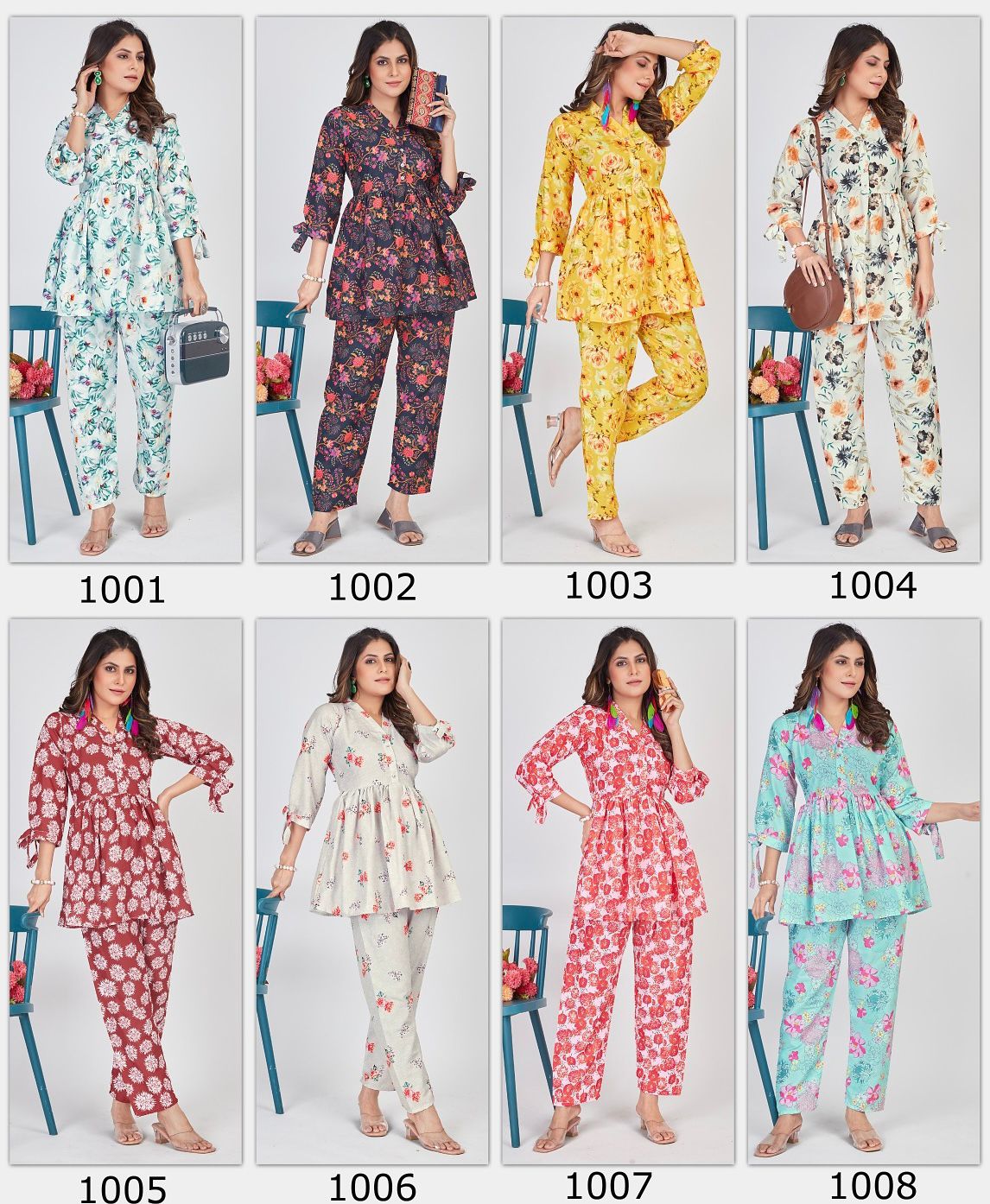 Vacation Special Bluehills Linen Co Ord Set