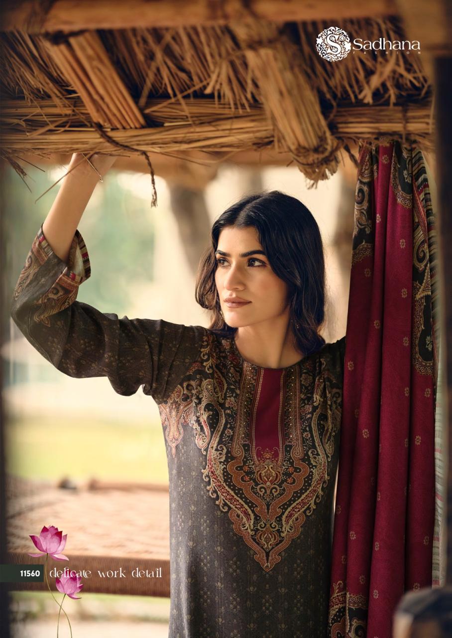 Vamika Sadhana Pashmina Suits Wholesaler Gujarat