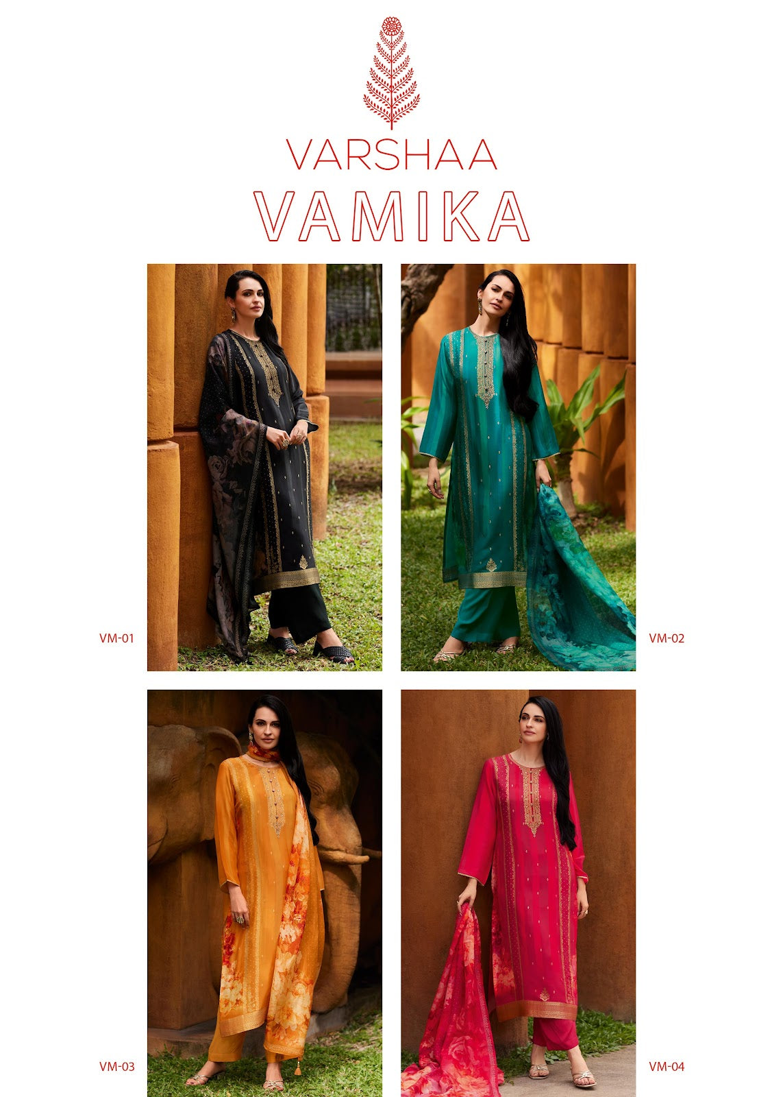 Vamika Varsha Fashions Muslin Pant Style Suits Manufacturer