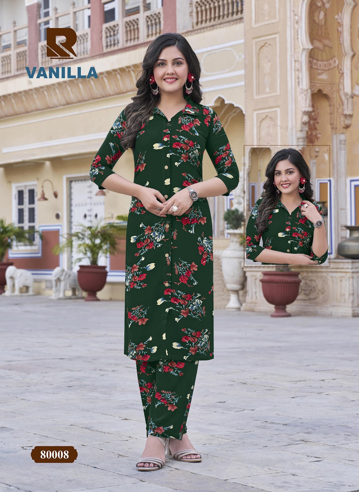 Vanilla Raashi Rayon Co Ord Set Wholesale Rate