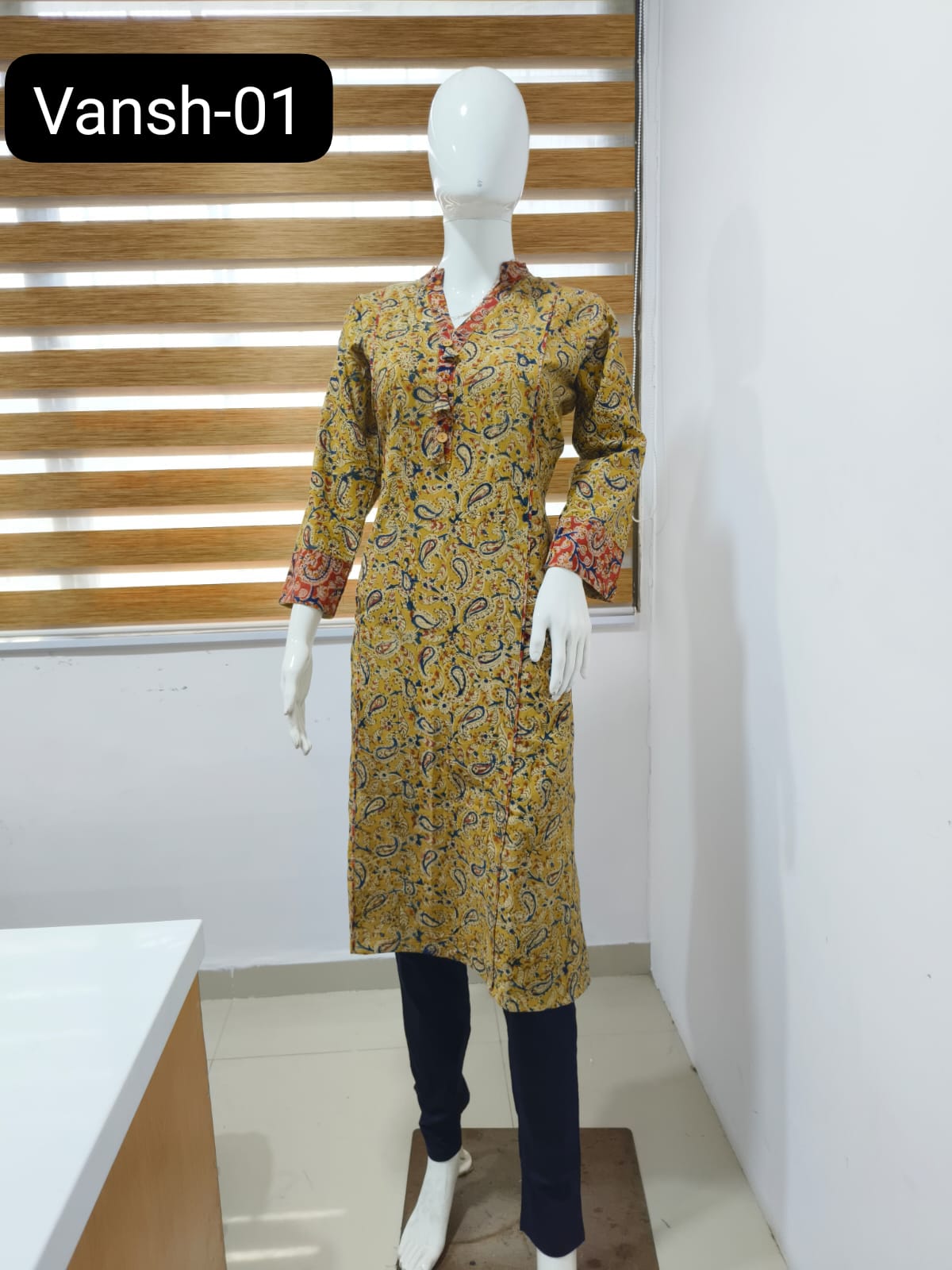 Vansh 1 Kalpveli Cotton Knee Length Kurtis Manufacturer