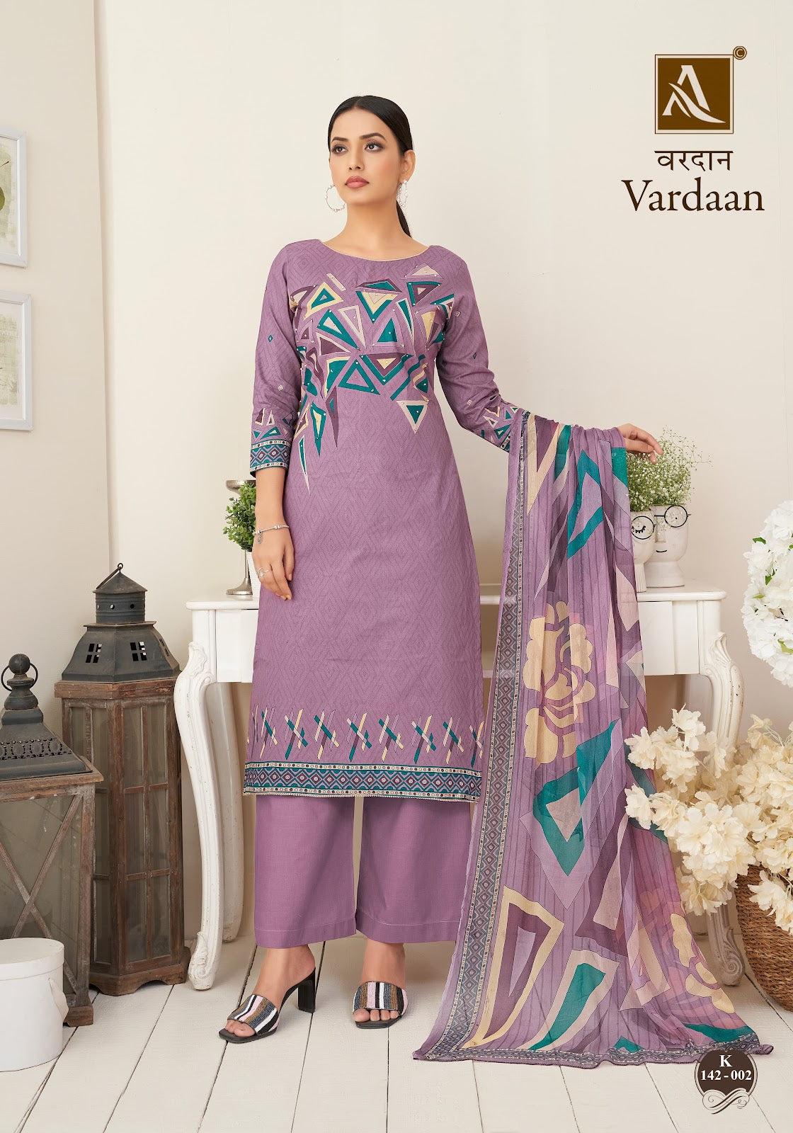 Vardaan Alok Cambric Karachi Salwar Suits Wholesaler India