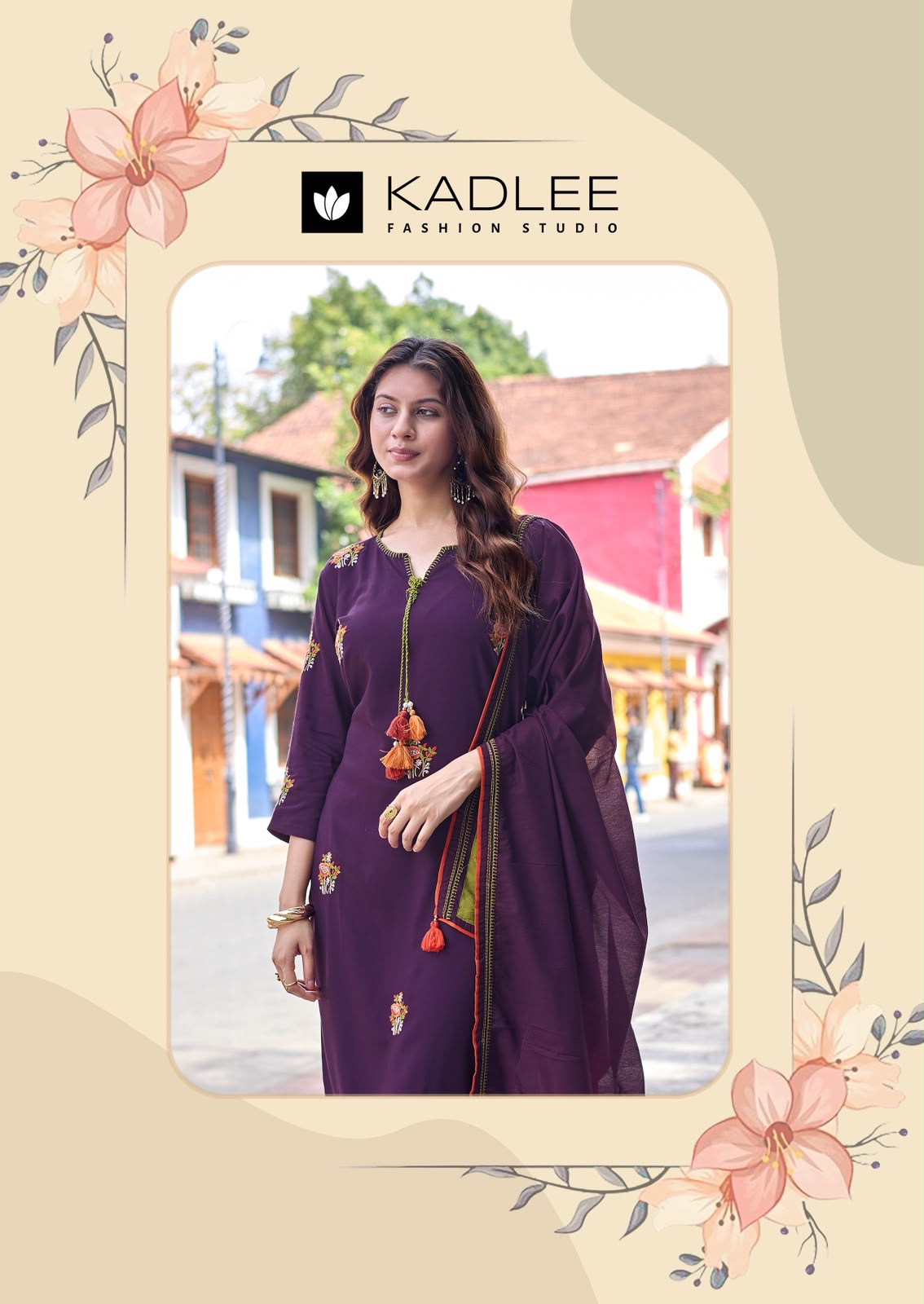 Vasant Kadlee Heavy Rayon Readymade Pant Style Suits Wholesale Rate